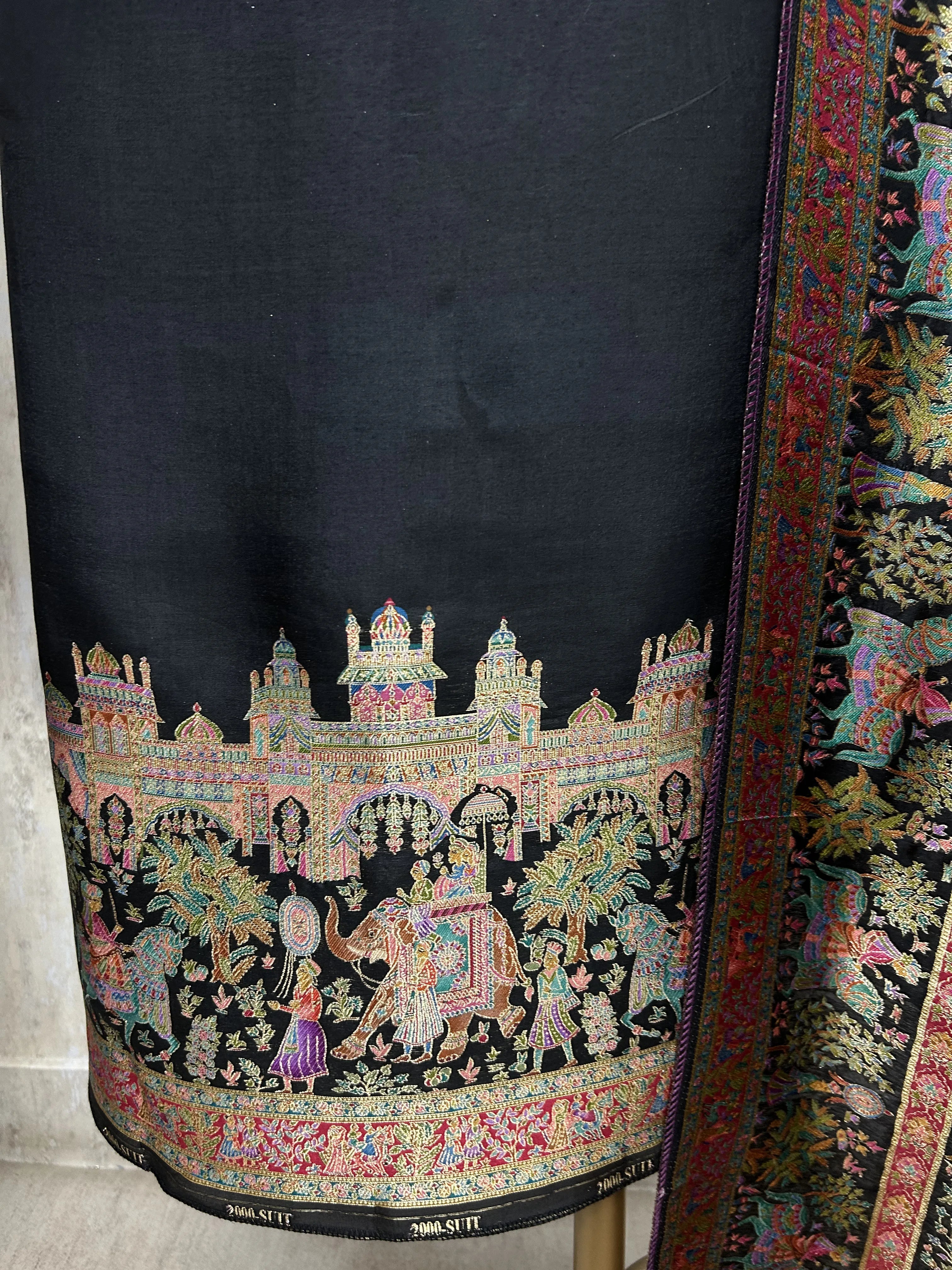 Rajwada Elegance Silk Unstitched Suit