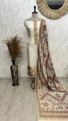 Rajwada Elegance Silk Unstitched Suit