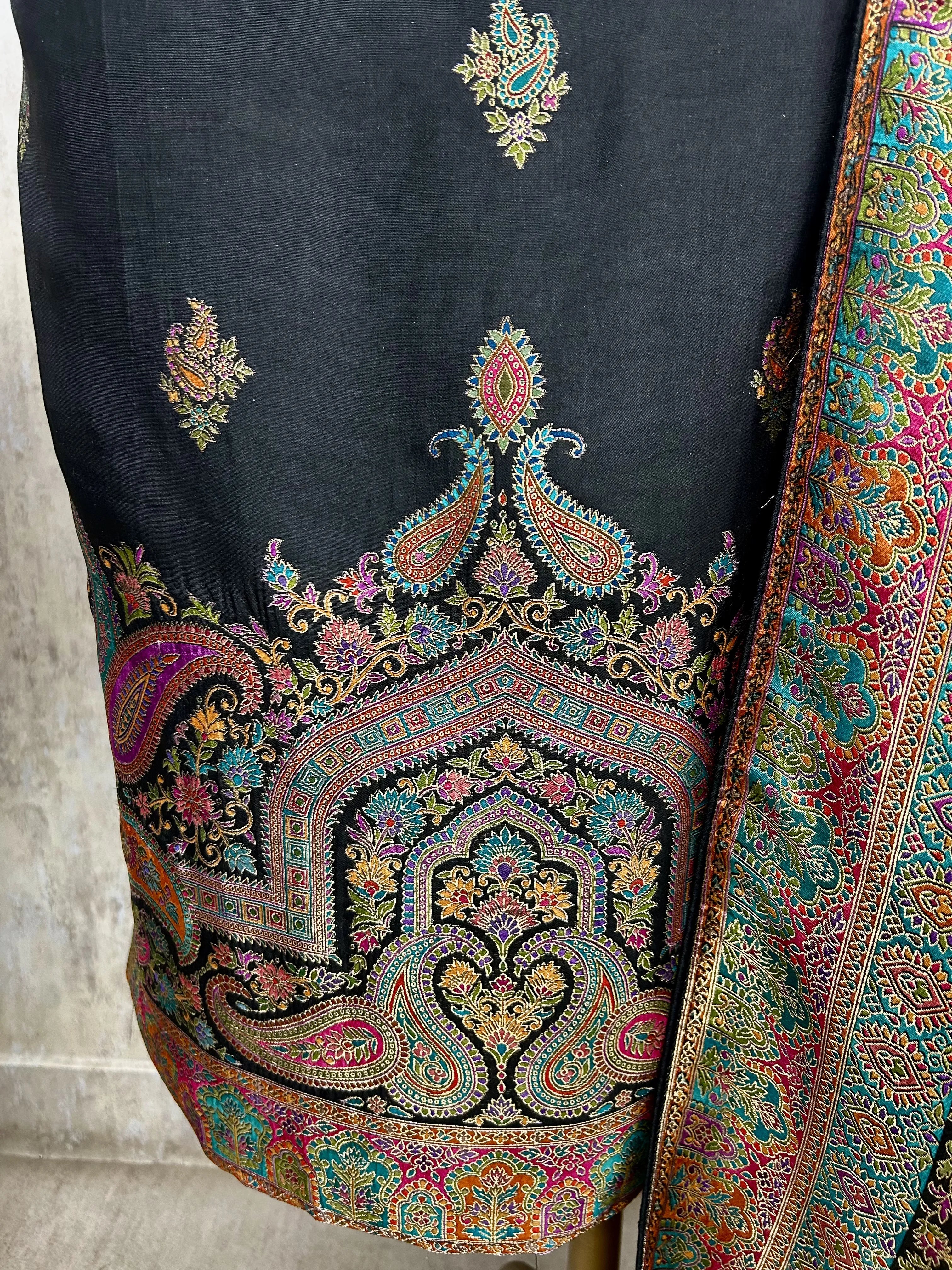 Fine silk Unstitched suit with Position Print
