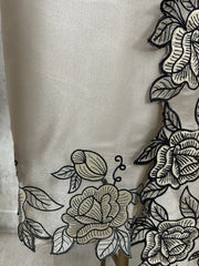 Graceful glass organza unstitched suit