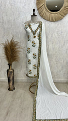 Block Print Cotton Unstitched Suit Set