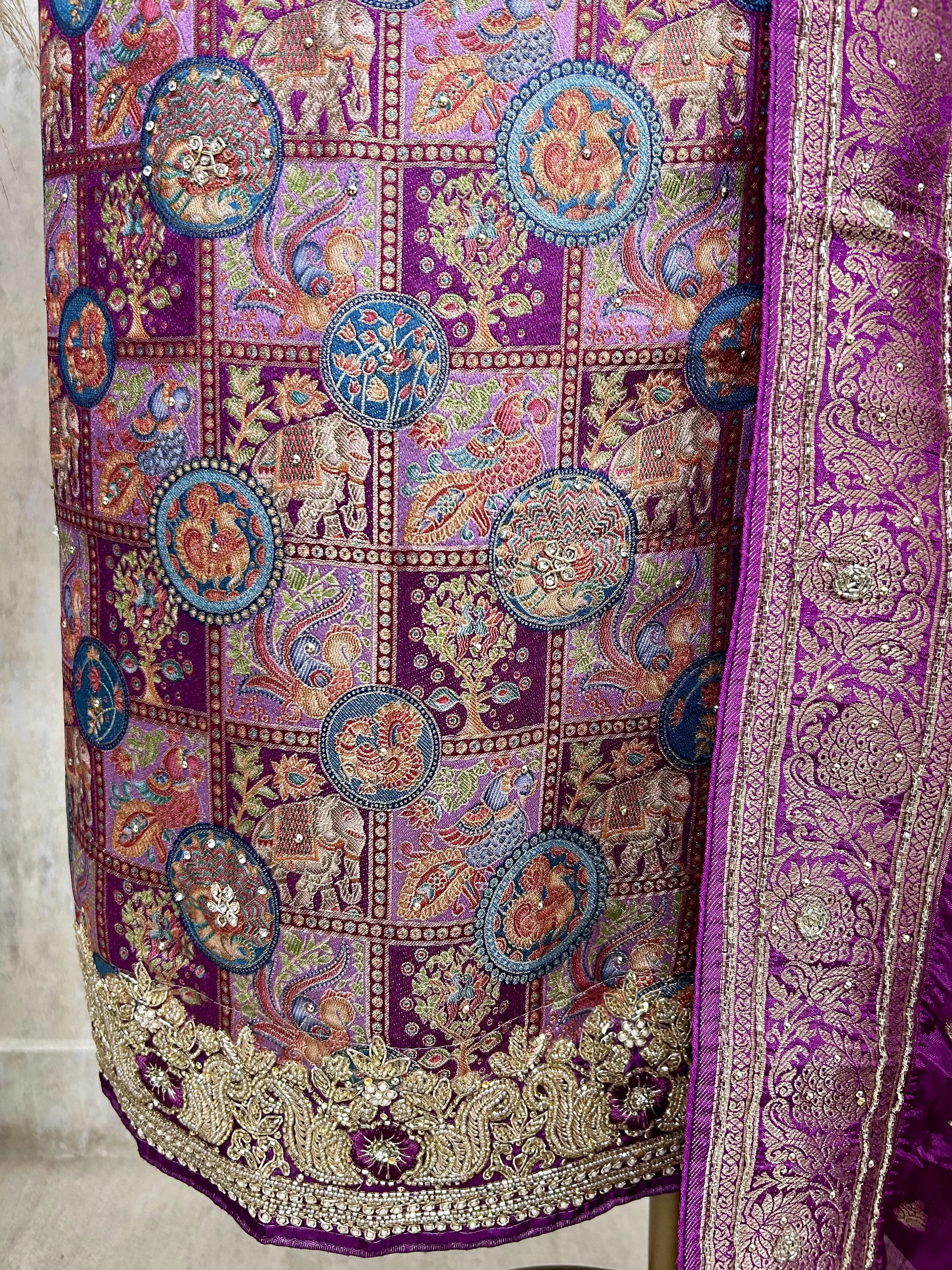 Heritage Motifs Unstiched Suit