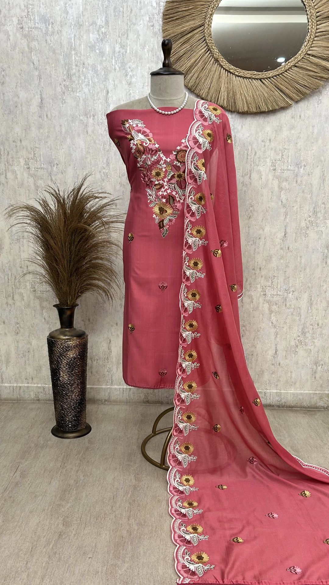 Blossom Grace Unstiched Suit