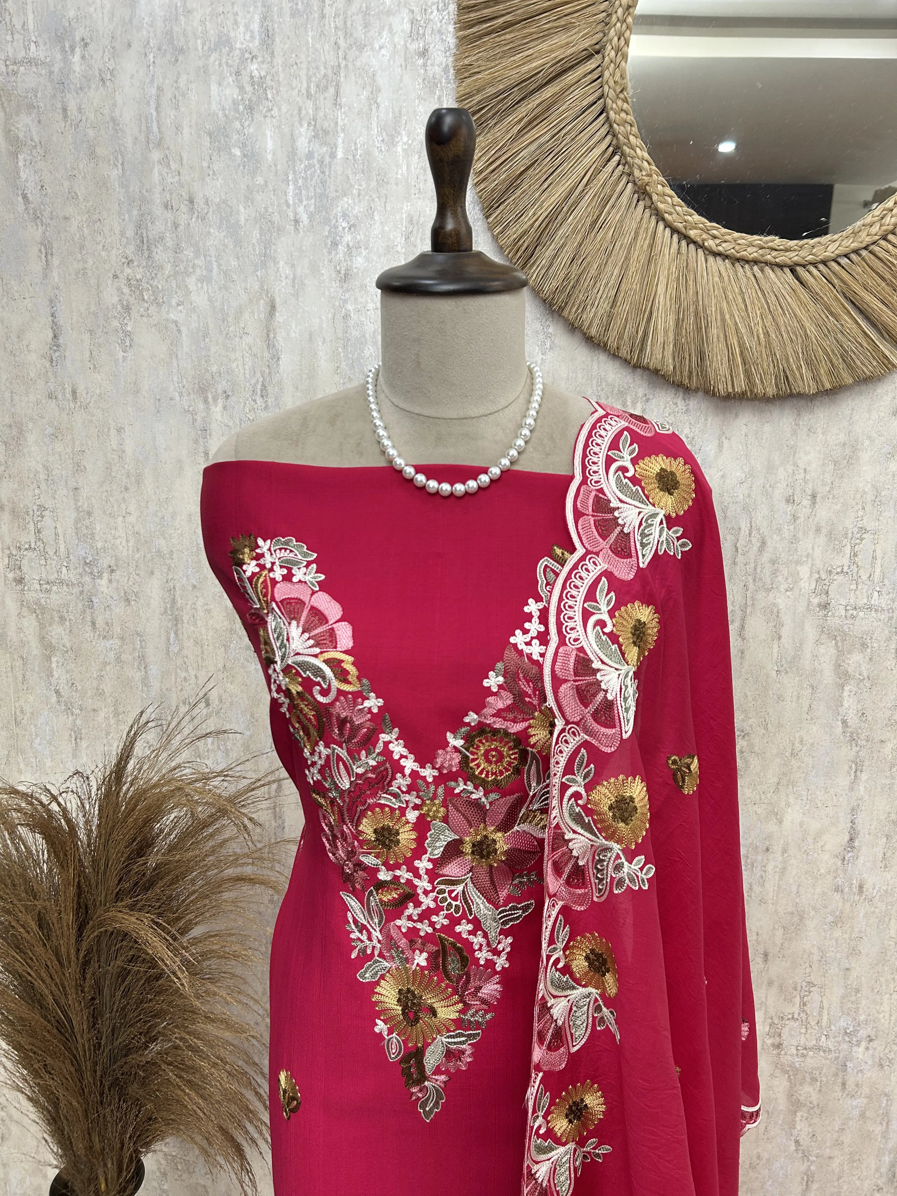 Blossom Grace Unstiched Suit