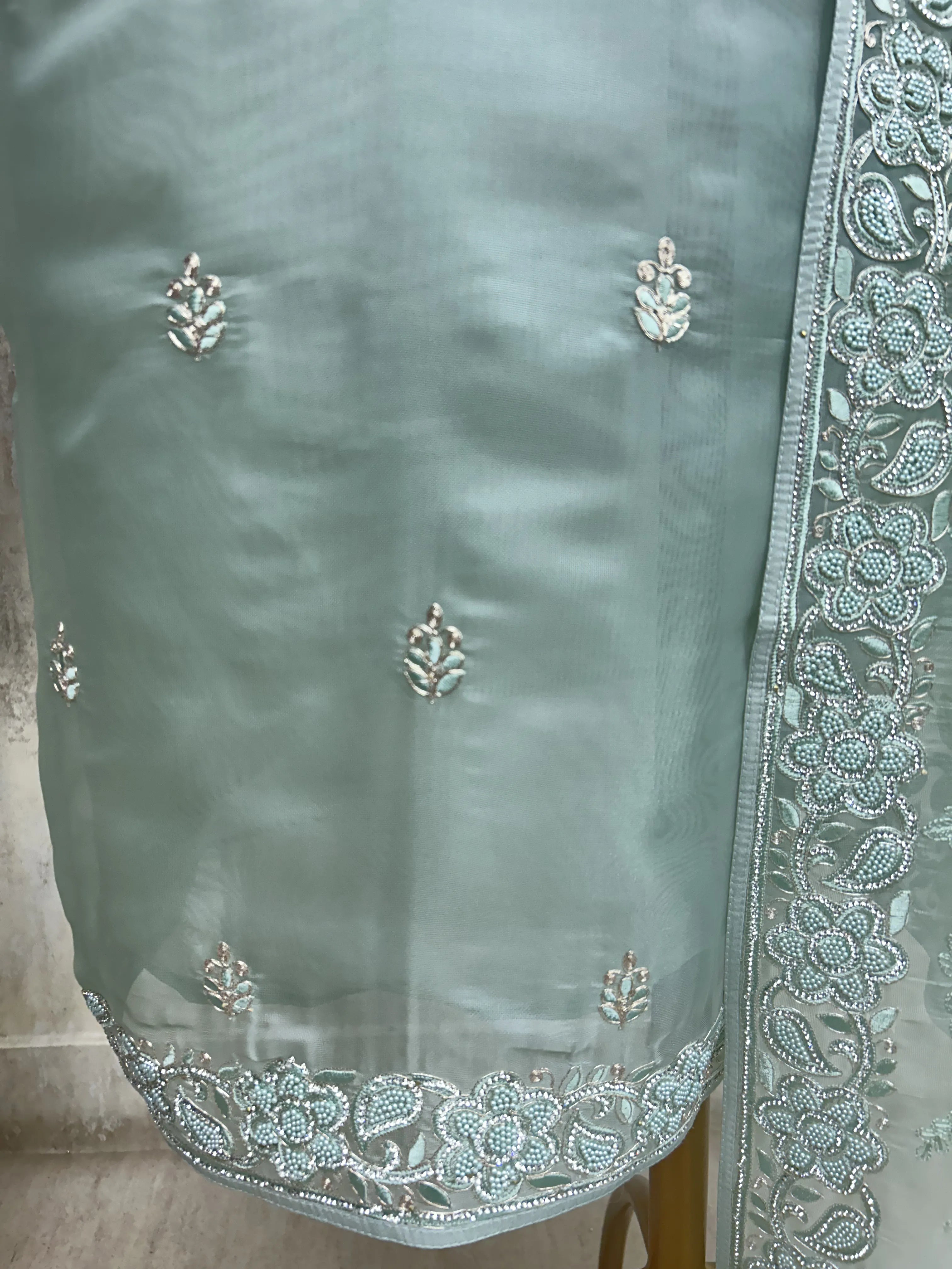 Soft Blush Heirloom Unstiched Suit