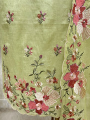 Soft Lilac Charm Unstiched Suit