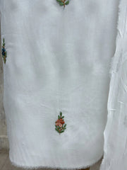 Floral Festive Elegance Unstitched Suit