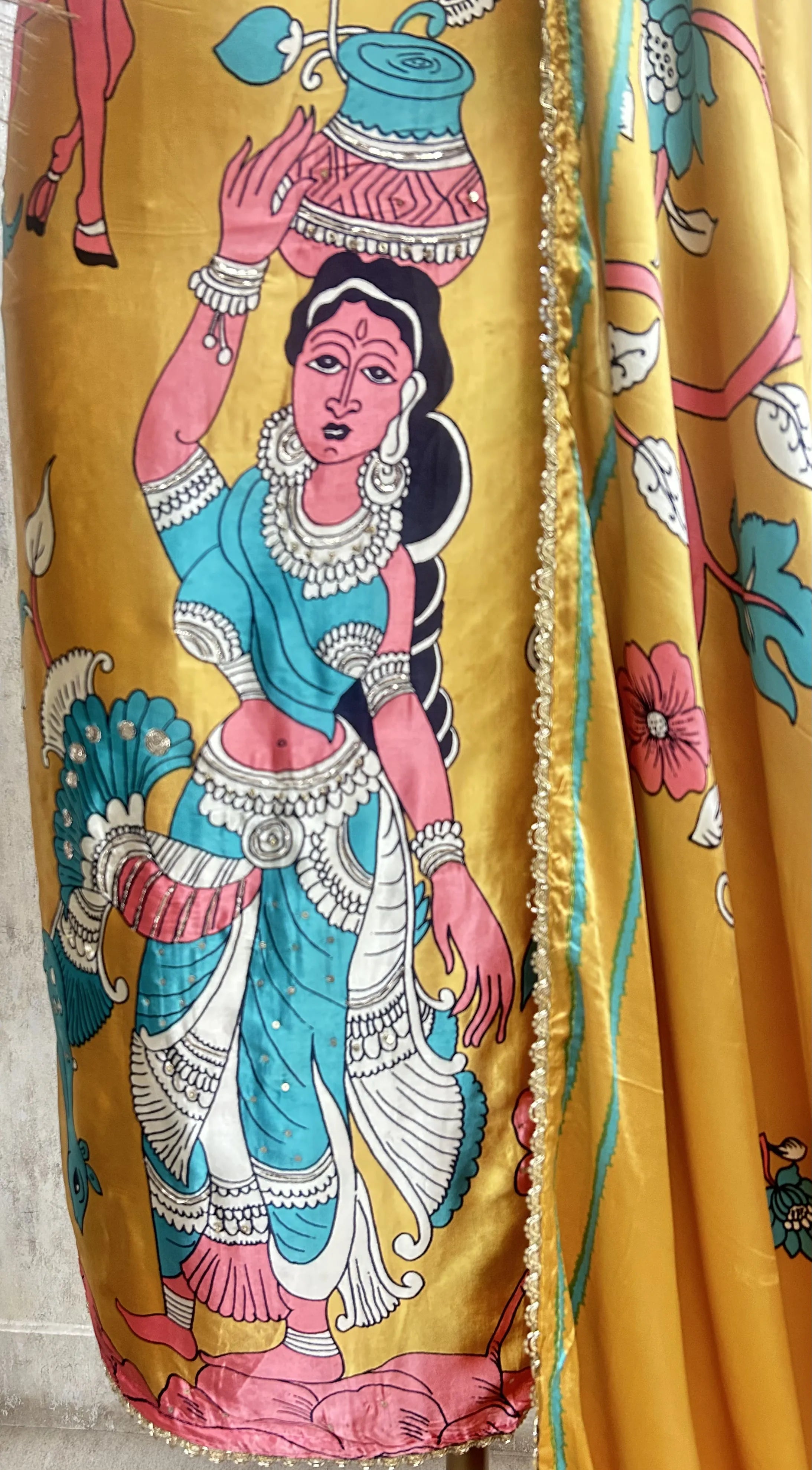 Petal Print Perfection Unstitched Suit