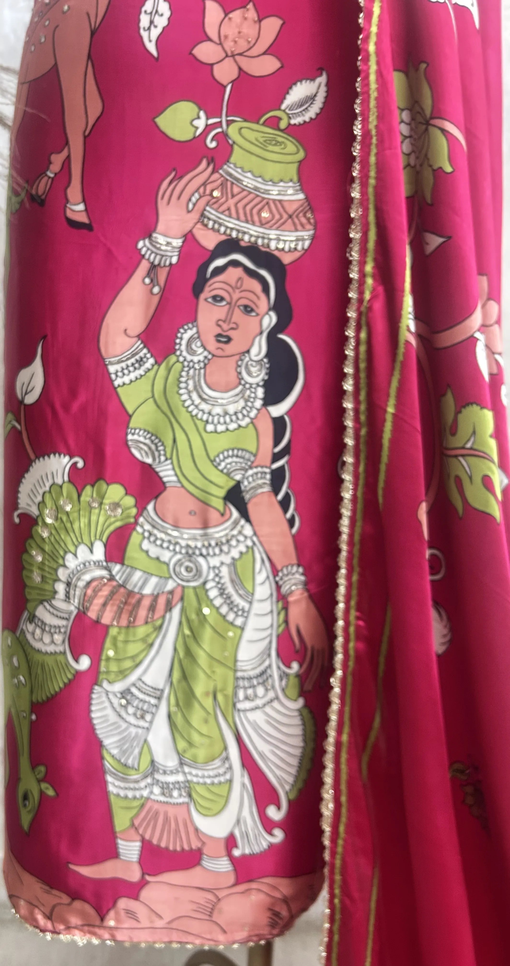 Petal Print Perfection Unstitched Suit