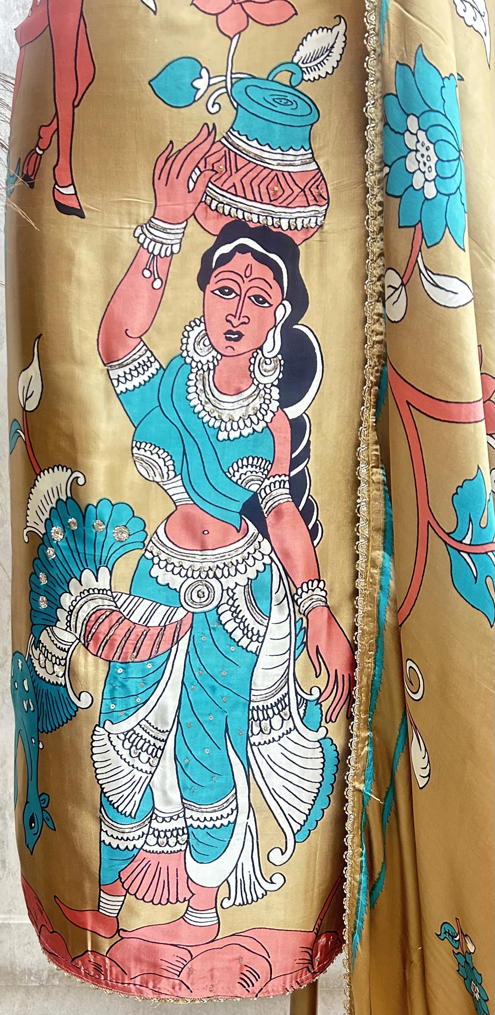 Petal Print Perfection Unstitched Suit