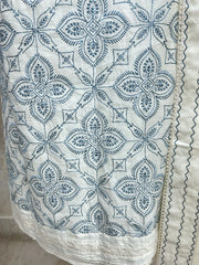 Serene Ethnic Charm Unstitched Suit