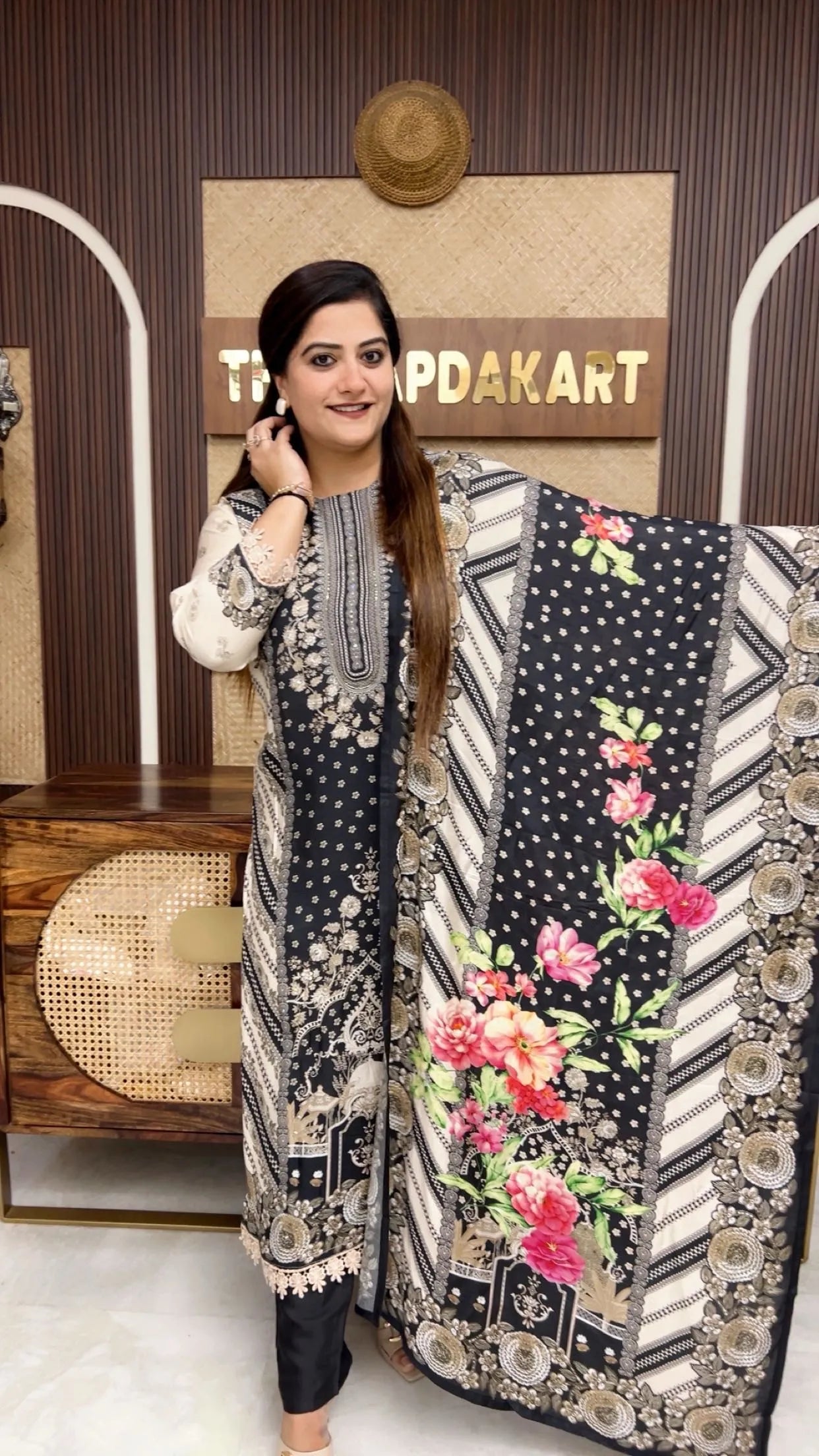 Printed Muslin Co-Ord Set