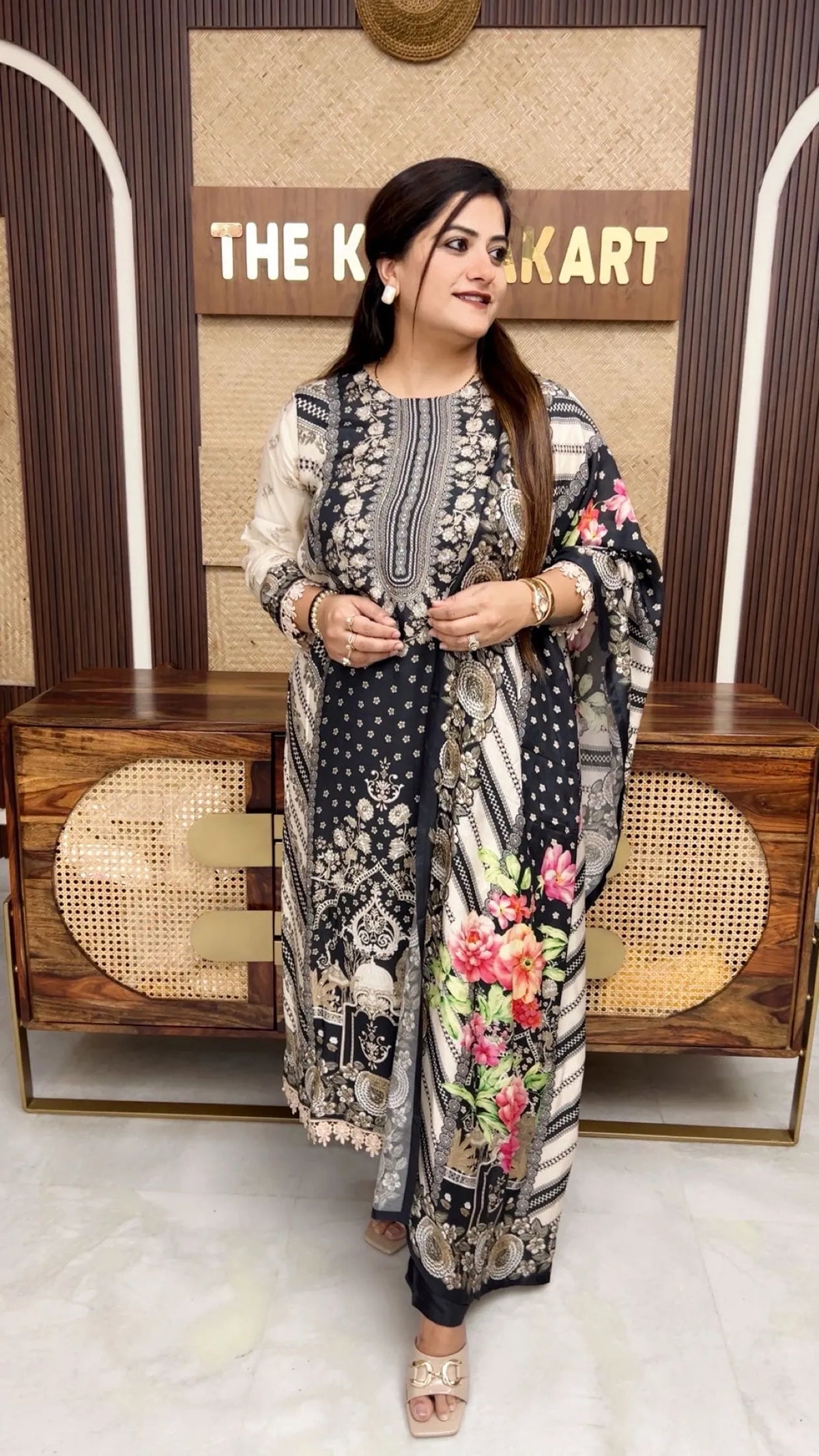 Printed Muslin Co-Ord Set