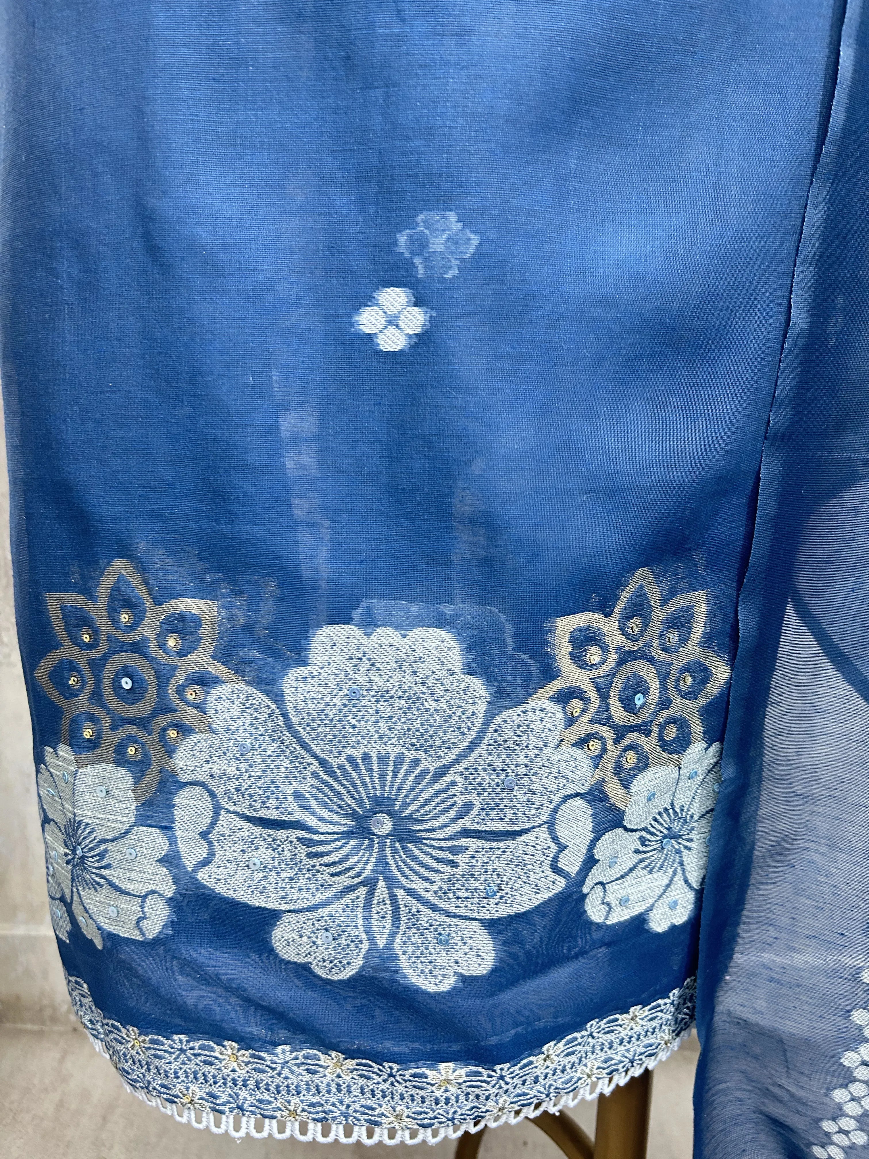 Timeless Indigo Craft Unstitched Suit