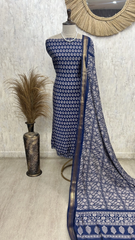 Timeless Ethnic Grace Unstitched Suit