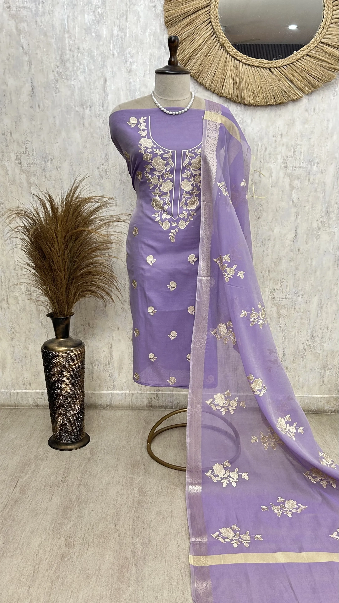 Pastel Bloom Grace Unstitched Suit