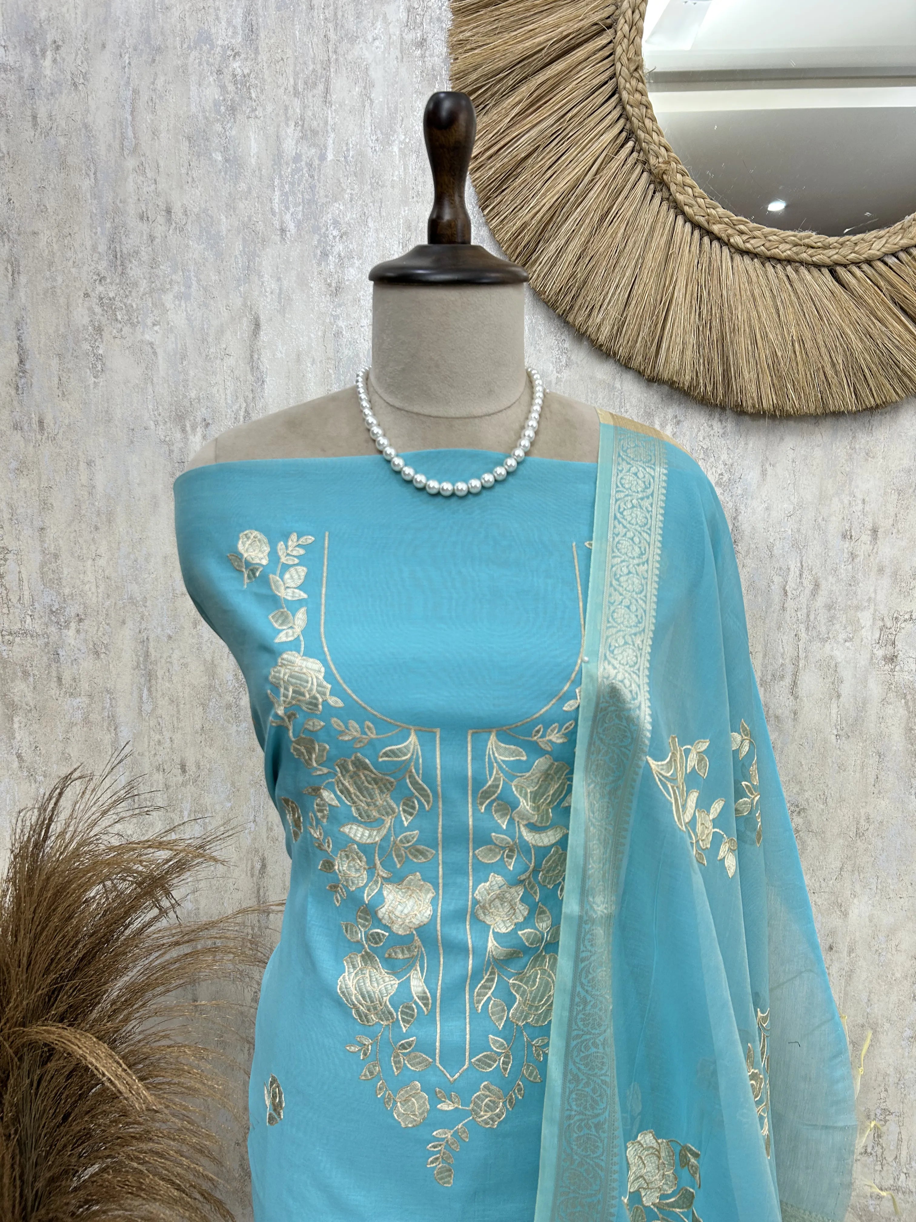 Pastel Bloom Grace Unstitched Suit