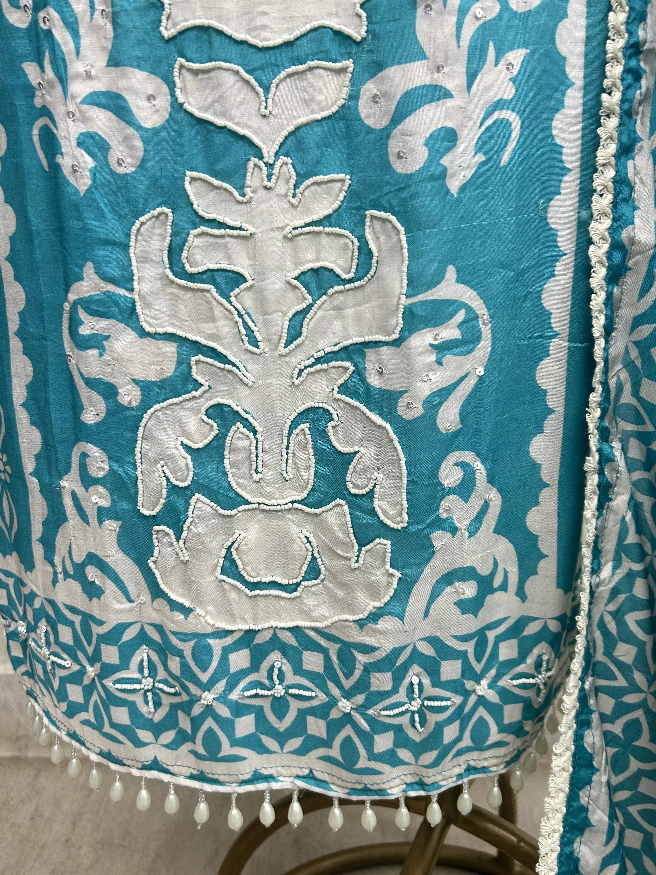 Muslin Unstitched Suit Set With Muslin Dupatta